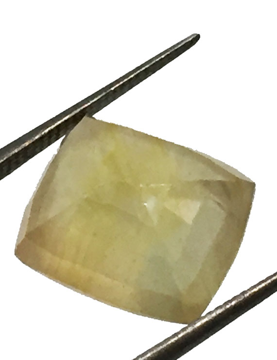 13.08 ct/14.50 ratti Natural Certified Bangkok Pukhraj/Yellow Sapphire